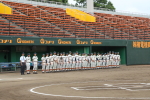 2018年6月9日に行われた第32回三条市親善高校野球大会三条商業高校対桐生第一高校の試合
