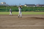 早朝部春季リーグ(ホワイトスターズ対三魚クラブ)　2016年8月5日