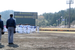 2017年4月16日に行われた平成29年三条野球連盟開幕式