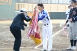 2017年4月16日に行われた平成29年三条野球連盟開幕式