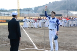 2017年4月16日に行われた平成29年三条野球連盟開幕式