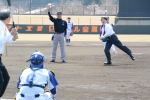 2017年4月16日に行われた平成29年三条野球連盟開幕式