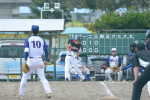 2018年10月14日(日)に行われた平成30年度市民体育祭大会Bクラス決勝戦B・Fバファローズ対三條信用組合の試合