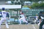 2018年10月14日(日)に行われた平成30年度市民体育祭大会Bクラス決勝戦B・Fバファローズ対三條信用組合の試合