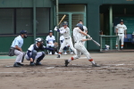 2018年6月9日に行われた第32回三条市親善高校野球大会三条商業高校対桐生第一高校の試合