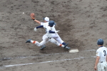 2018年6月9日に行われた第32回三条市親善高校野球大会三条商業高校対桐生第一高校の試合