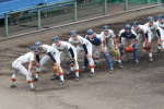 2018年6月10日に行われた第32回三条市親善高校野球大会桐生第一高校対新潟県央工業高校の試合