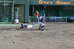 2019年4月6日に行われた41回東日本軟式野球大会（1部）県予選会第一試合、トップ工業対ニッカREXの試合