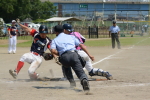 2021年7月25日に行われた令和3年度市長杯大会Aクラス決勝　ハピネスZ対共和工業(株)の試合