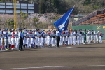 2022年4月17日に行われた令和4年度三条野球連盟開幕式