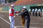 2022年4月17日に行われた令和4年度三条野球連盟開幕式