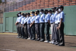 2022年4月17日に行われた令和4年度三条野球連盟開幕式